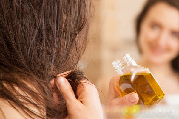 Oils for hair hydration, protection, nutrition, restoration, essential and professional