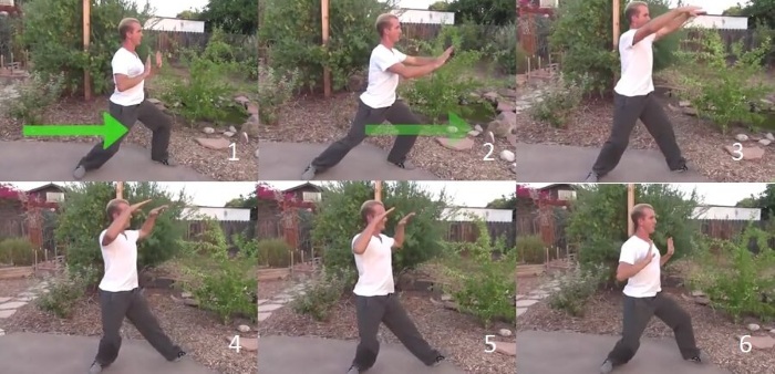 Tai Chi - Chinese gymnastics for beginners. Morning complex, video lessons