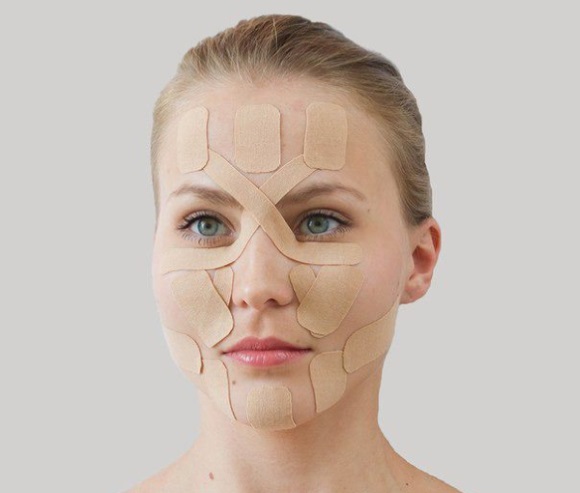 Face taping. Technique, instructions at home, video tutorials