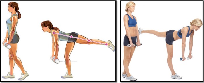 Exercises to reduce the hips and buttocks. Training program how to perform