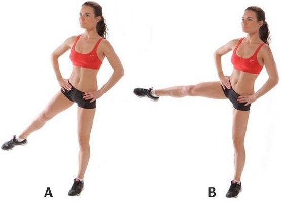 Exercises to reduce the hips and buttocks. Training program how to perform