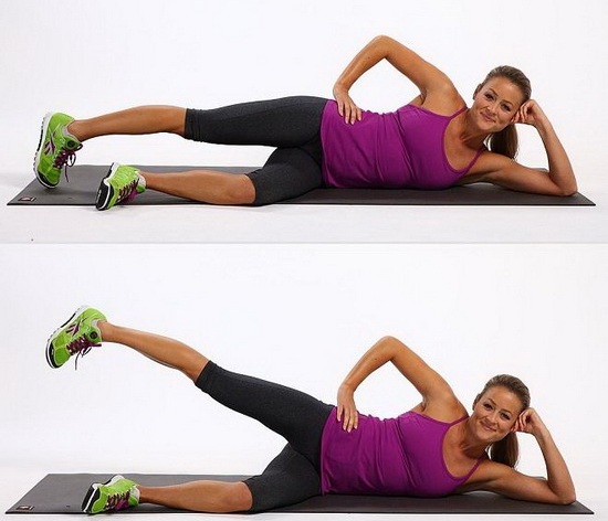 Exercises to reduce the hips and buttocks. Training program how to perform