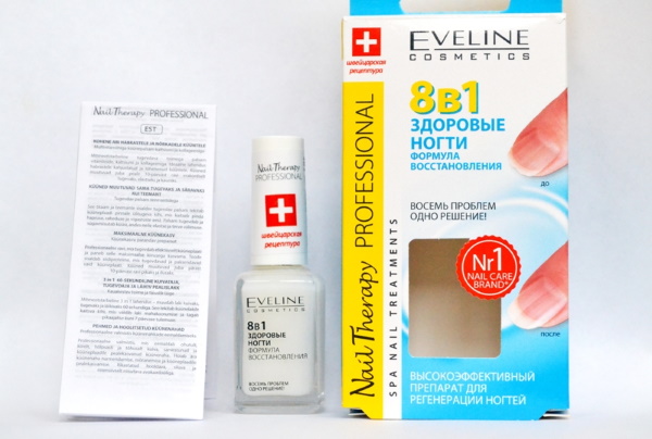 Eveline (Evelyn) 8 in 1 Healthy nails. Instructions for the use of varnish, price, analogues, reviews