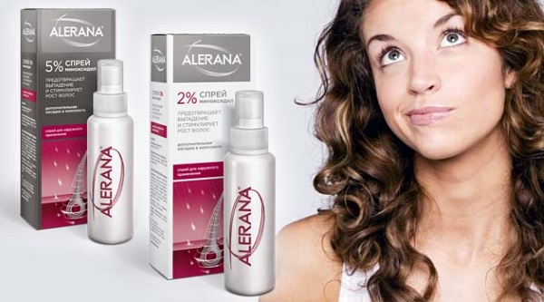 Aleran's spray against hair loss. Instructions for use, reviews