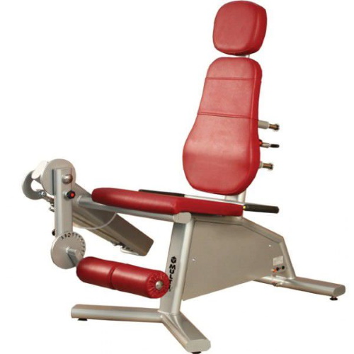 Extension of the legs in the simulator while sitting, on the quads, lying. Benefits, technique, which muscles work