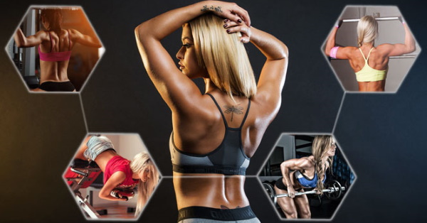 The broadest muscle of the back in women. Structure, functions, exercises at home, in the gym