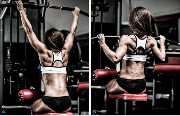 The broadest muscle of the back in women. Structure, functions, exercises at home, in the gym