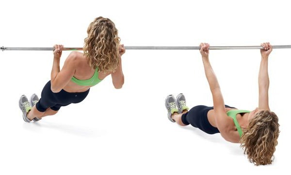 Pull-up exercises for girls to learn to pull up