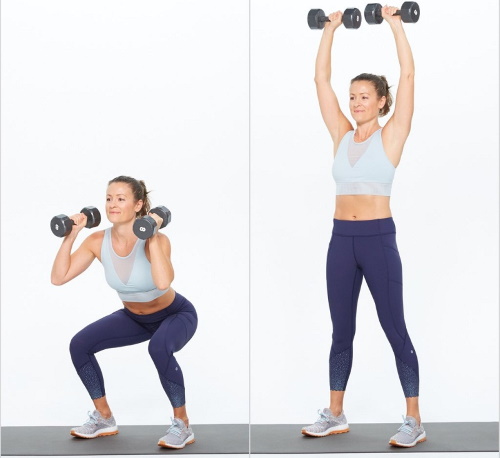 Leg exercises for slimming girls with dumbbells, weights and without