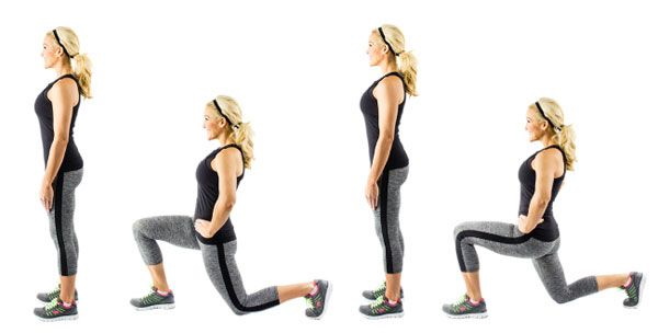 Leg exercises for slimming girls with dumbbells, weights and without