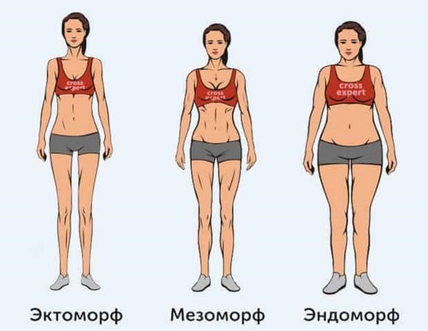 Body types in women: asthenic, normosthenic, hypersthenic, endomorphic. BMI how to determine