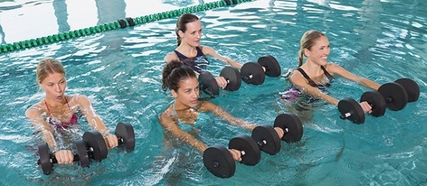 Water aerobics.Benefits for losing weight, exercises, results, reviews, contraindications