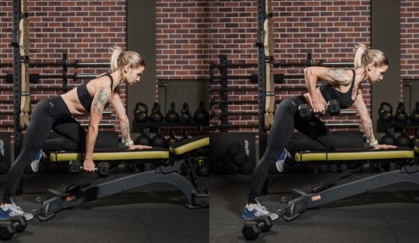 Delta esercizi in palestra per ragazze. Come pompare, complesso