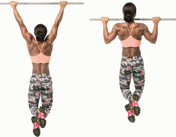 Exercises for pumping the back at home, in the gym