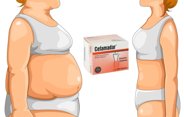 Cefamadar (Cefamadar) diet pills. Reviews, price, instructions, where to buy