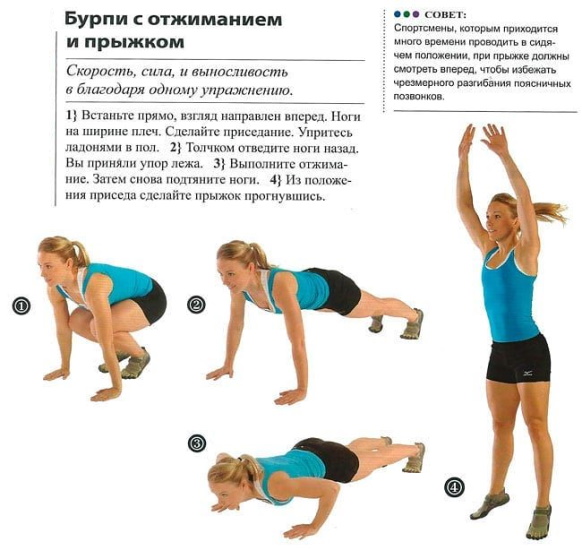 Exercise for endurance and strength for legs, arms, breathing