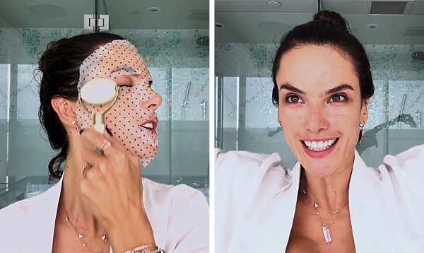 Alessandra Ambrosio. Foto hot in costume da bagno, biancheria intima, parametri della figura