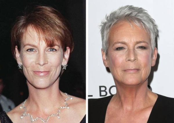 Jamie Lee Curtis. Le foto sono calde nella loro giovinezza, ora, in costume da bagno, di plastica