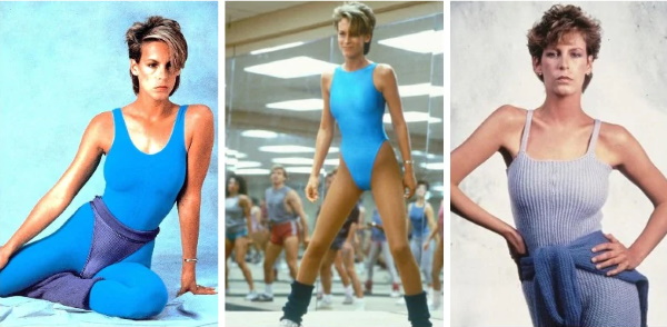 Jamie Lee Curtis. Le foto sono calde nella loro giovinezza, ora, in costume da bagno, di plastica