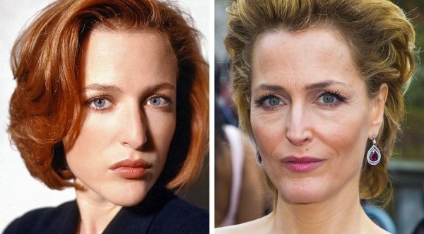 Gillian Anderson. Photos hot, youth, now, in a swimsuit, before and after plastic surgery, biography