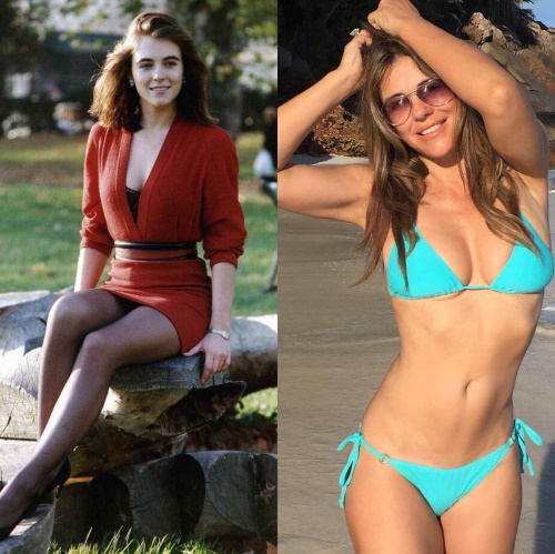 Elizabeth Hurley. Photos hot in youth, in a swimsuit, plastic, biography