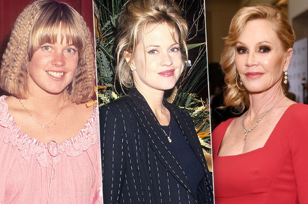 Melanie Griffith. Photos in his youth and now, before and after plastic surgery, biography