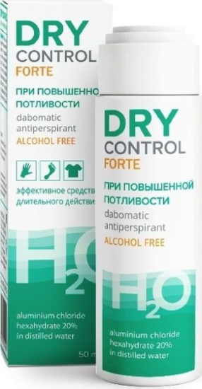 Deodorants Dry Control Forte, Extra Forte. Bewertungen von Ärzten, Gebrauchsanweisung