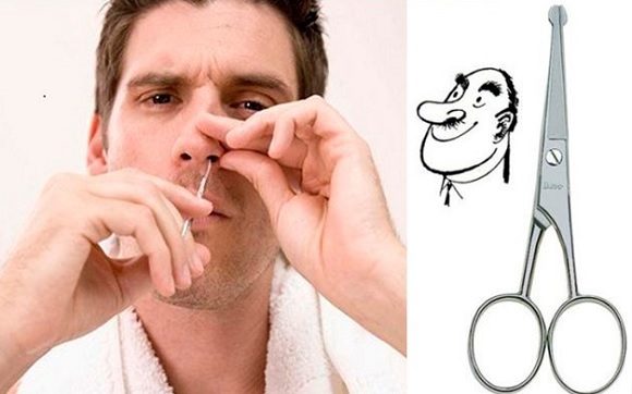 How to remove nose hair. Machine trimmer, wax, how to cut, how to process