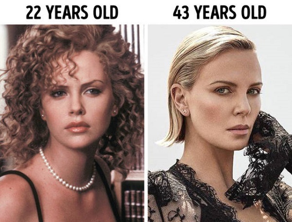 Charlize Theron. Photos in his youth, without makeup, in a swimsuit, before and after plastic surgery, biography, personal life