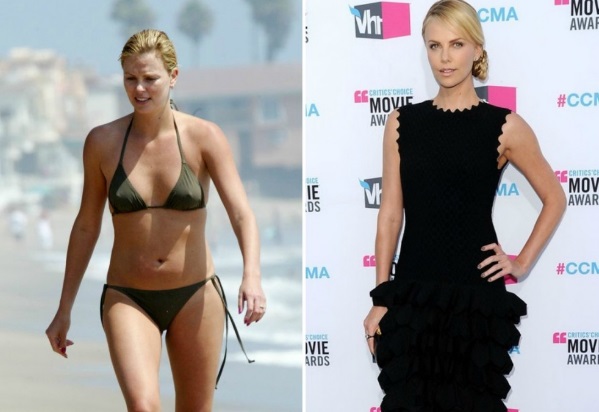 Charlize Theron. Photos in his youth, without makeup, in a swimsuit, before and after plastic surgery, biography, personal life