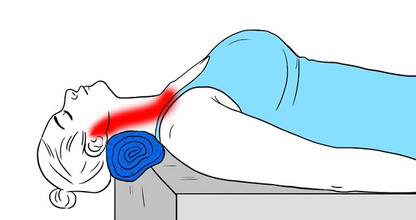 Esercizi per la zona del collo e del colletto, massaggio. Come fare video tutorial