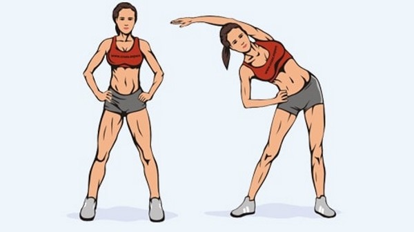 Exercises on the oblique muscles of the abdomen for women at home, in the gym