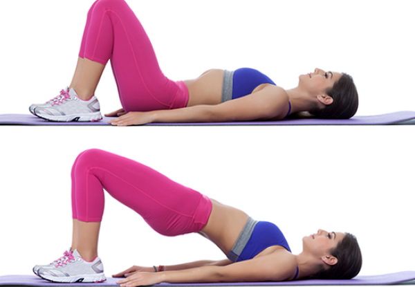 Exercises for the lower part of the buttocks at home, in the gym with dumbbells, elastic bands