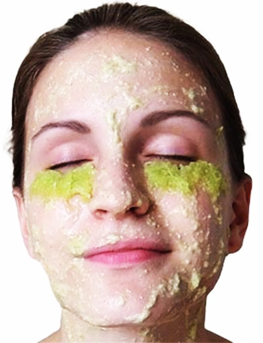 Mask for the eyes and around the eyes for wrinkles, dark circles, puffiness, tightening