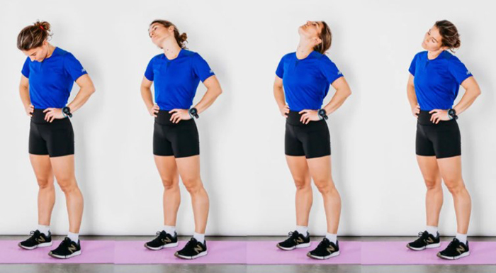 Strength exercises on the back at home, in a rocking chair for women