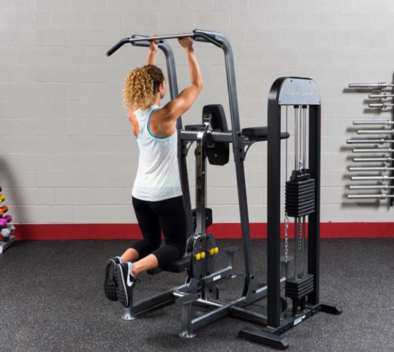 Strength exercises on the back at home, in a rocking chair for women