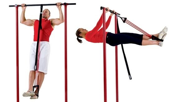 Resistance bands for pulling up on the horizontal bar. How to choose, use, exercise